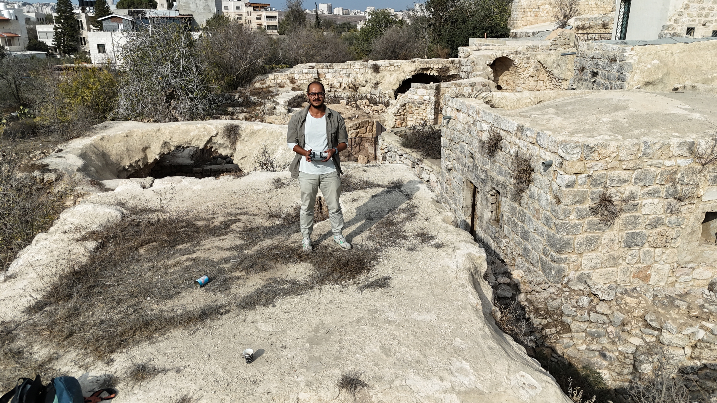 Ahmad Jamal at a heritage site